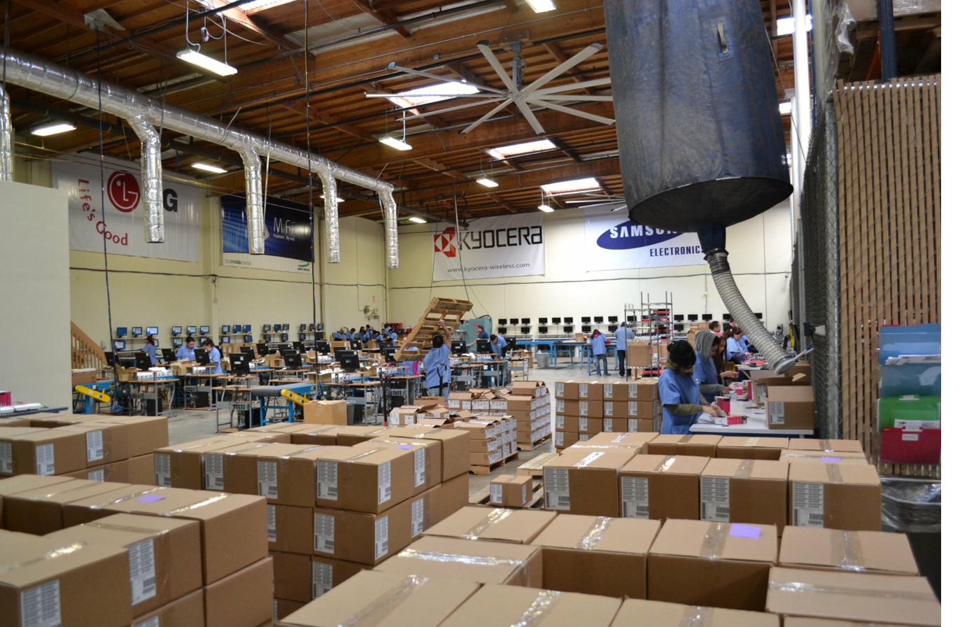 WSA fulfillment floor team in action