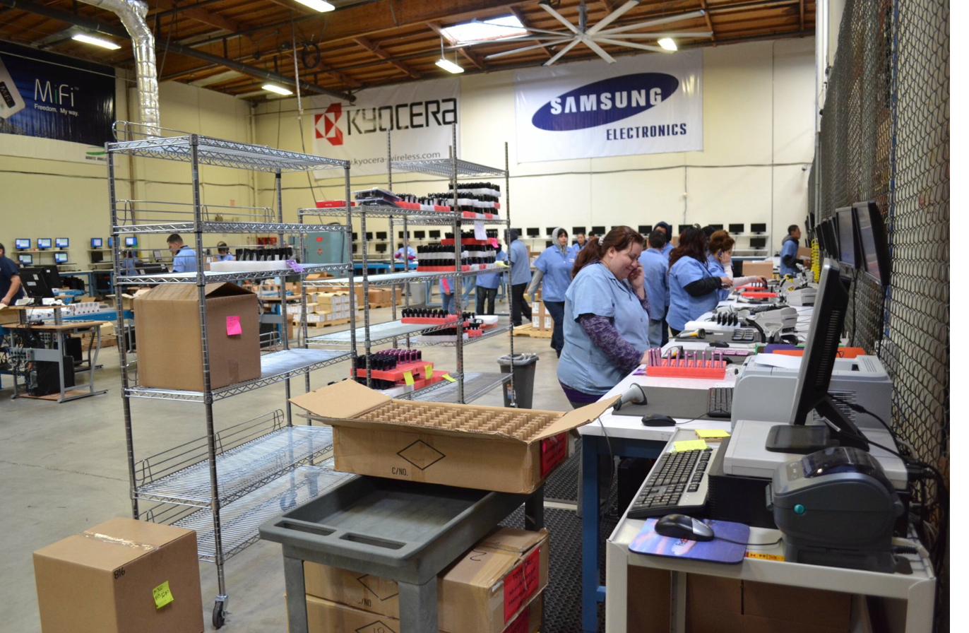 WSA provisioning workbenches and high-bay shelving